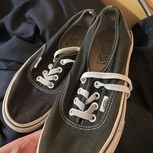 Vans Black Canvas Sneakers